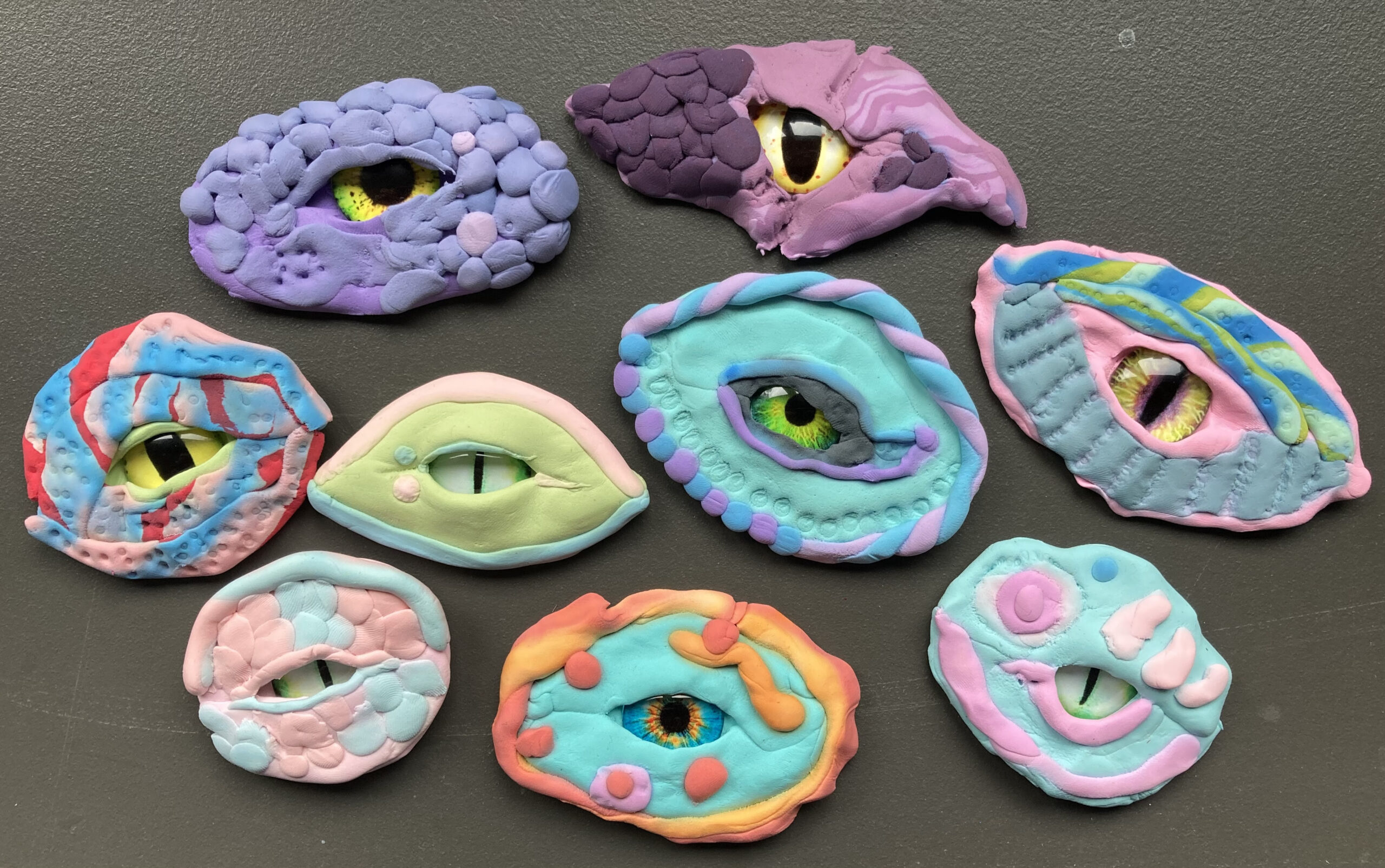 Eye of the Dragon: Second Grade Mixed Media Sculptures - Public Library of  Brookline